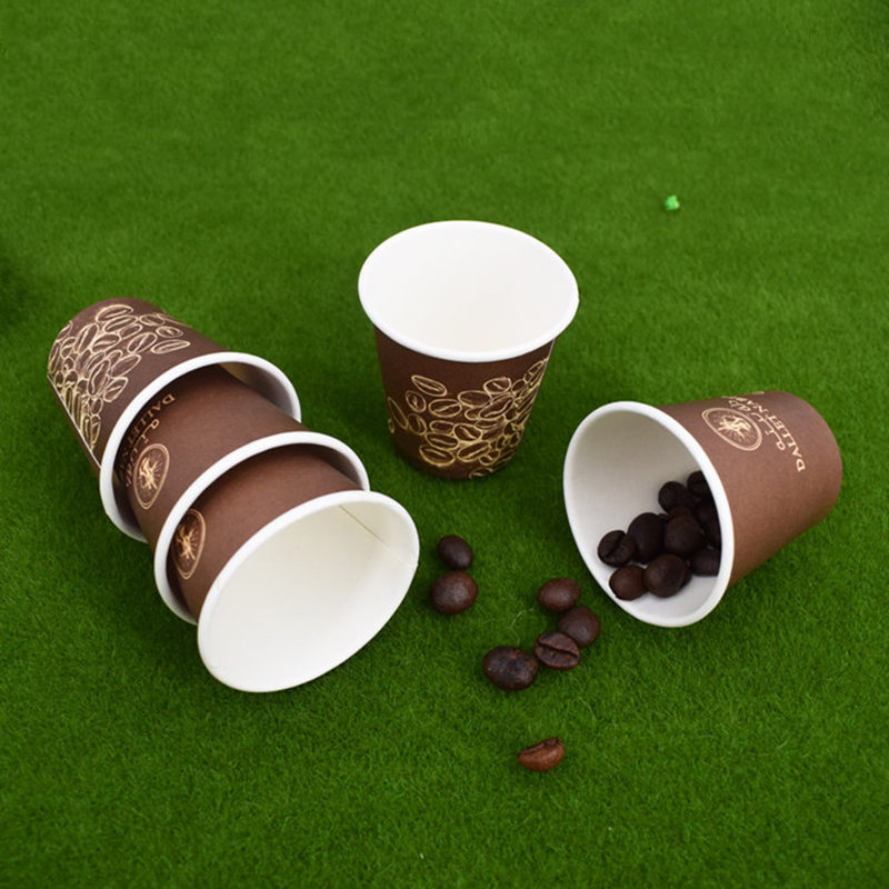 desechables café para llevar expreso para bebidas calientes y frías biodegradables 20 unidades 6 cl compostables para café Vasos de cartón biodegradables 