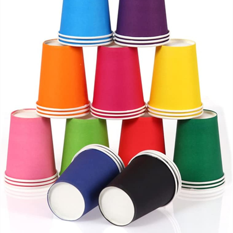 9oz Rich And Colorful Durable Disposable Paper Coffee Cups
