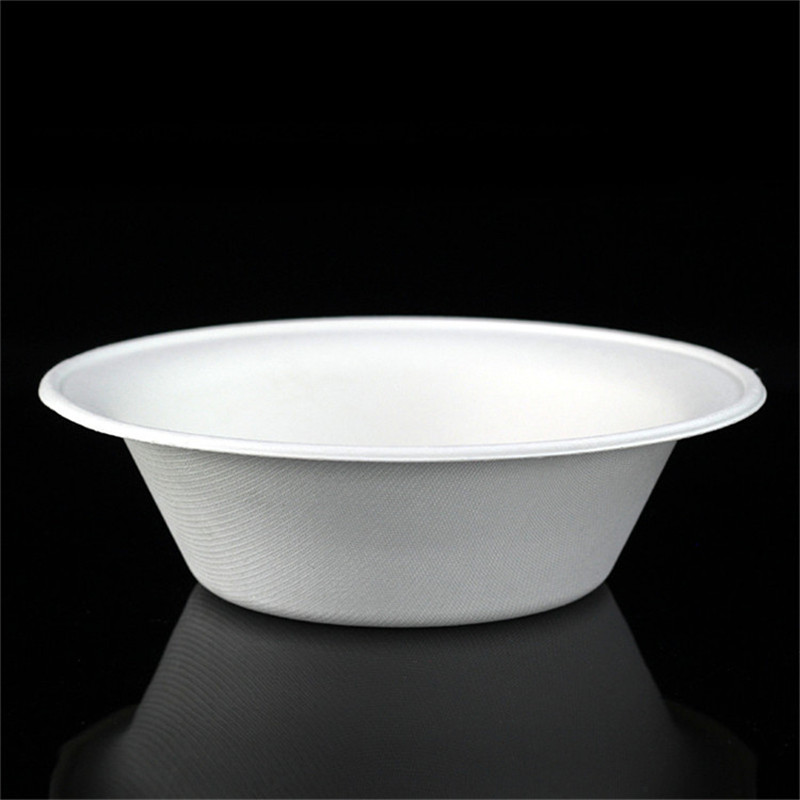 12oz 340ml Bagasse Round Soup Bowl with Wider Edge
