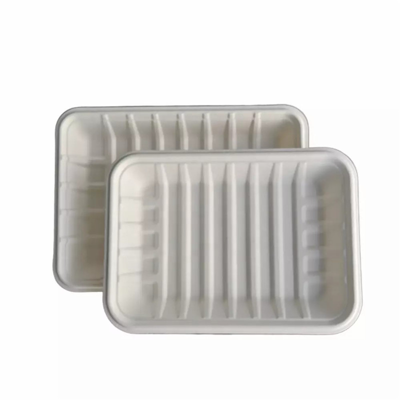 Bagasse Eco Friendly Meat Trays Water Proof Market Use