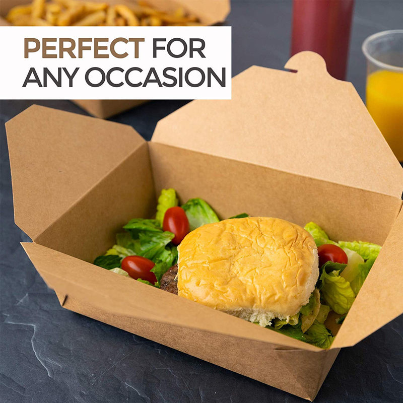 Source Disposable takeaway biodegradable printed paper box fast food  packaging on m.