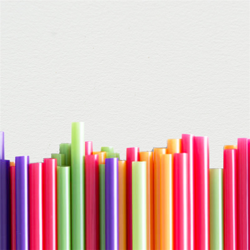 Colorful Disposable PLA Drinking Straws Biodegradable