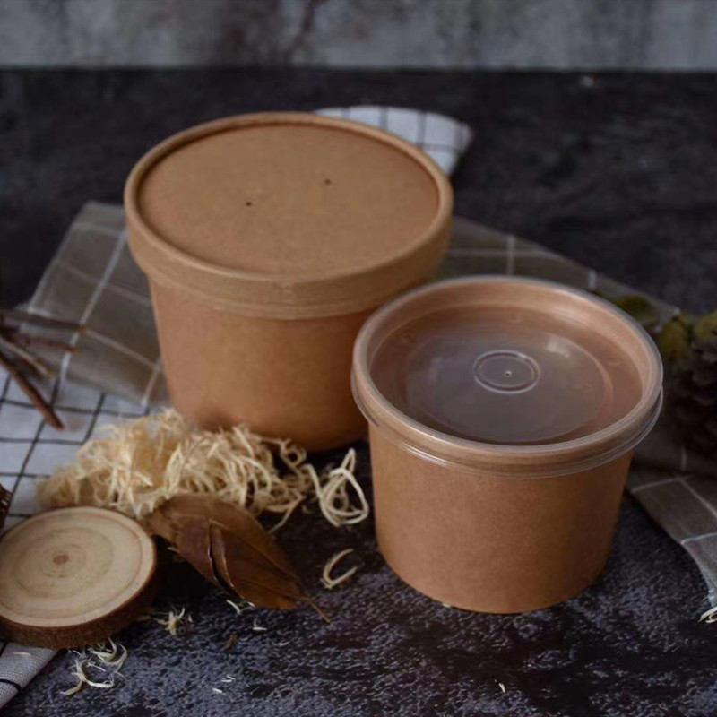 tazones de sopa de papel con tapa, vasos de sopa de papel kraft al por  mayor, recipientes de sopa de papel, tazones de sopa de cartón a granel, recipientes  de sopa kraft